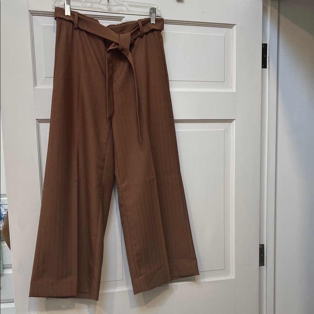 Banana Republic Brown Herringbone Trousers